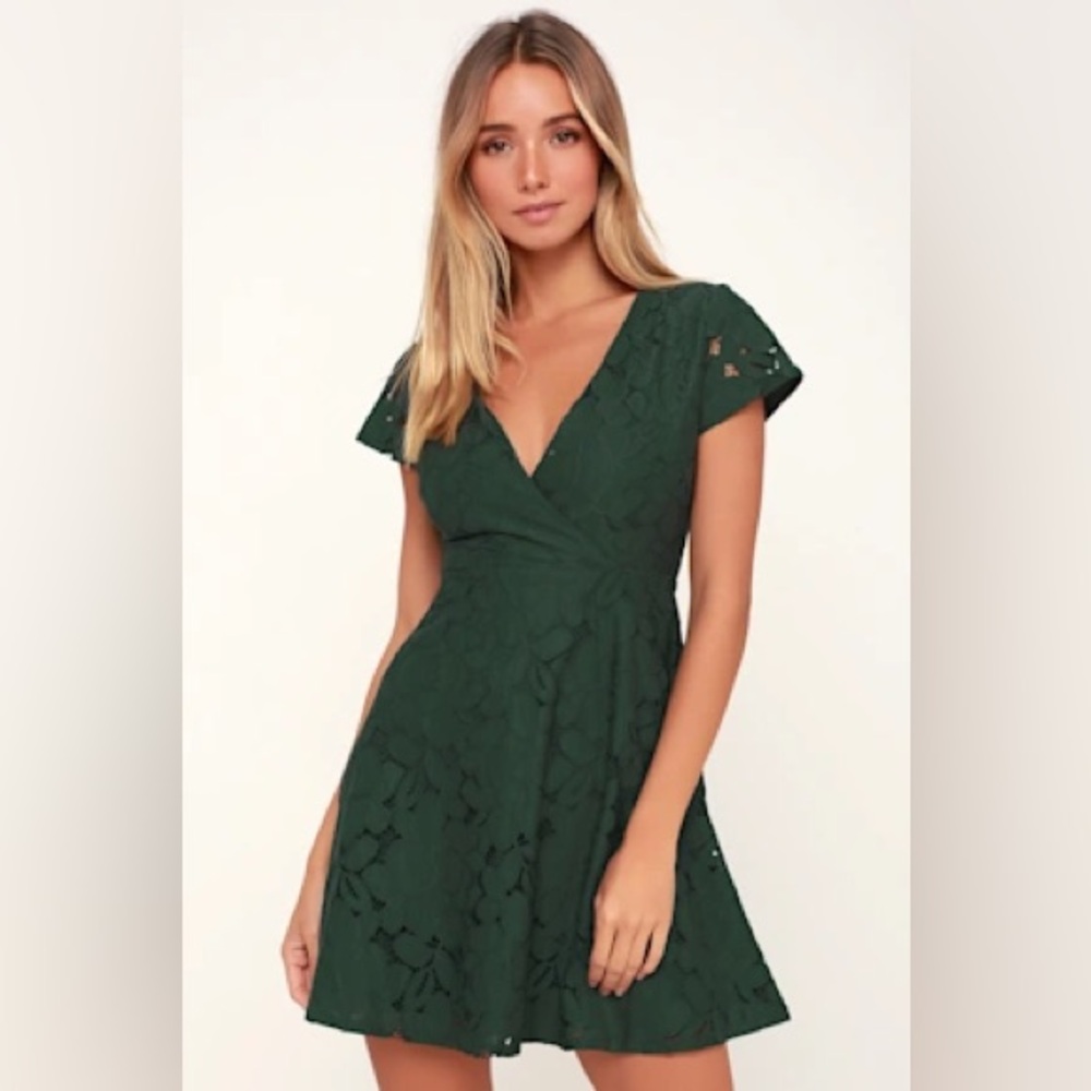 2/$35 — LULU’S Lace Skater Dress